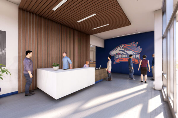 Beatty MS Gymnasium w Entourage_Lobby