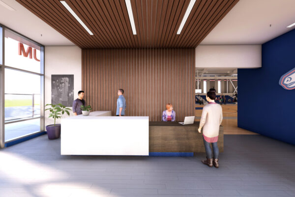 Beatty MS Gymnasium w Entourage_Lobby 2