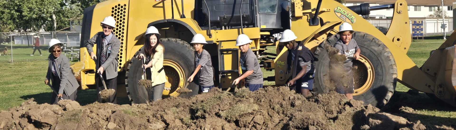 Groundbreaking Ceremony at Beatty Middle School for New Gymnasium