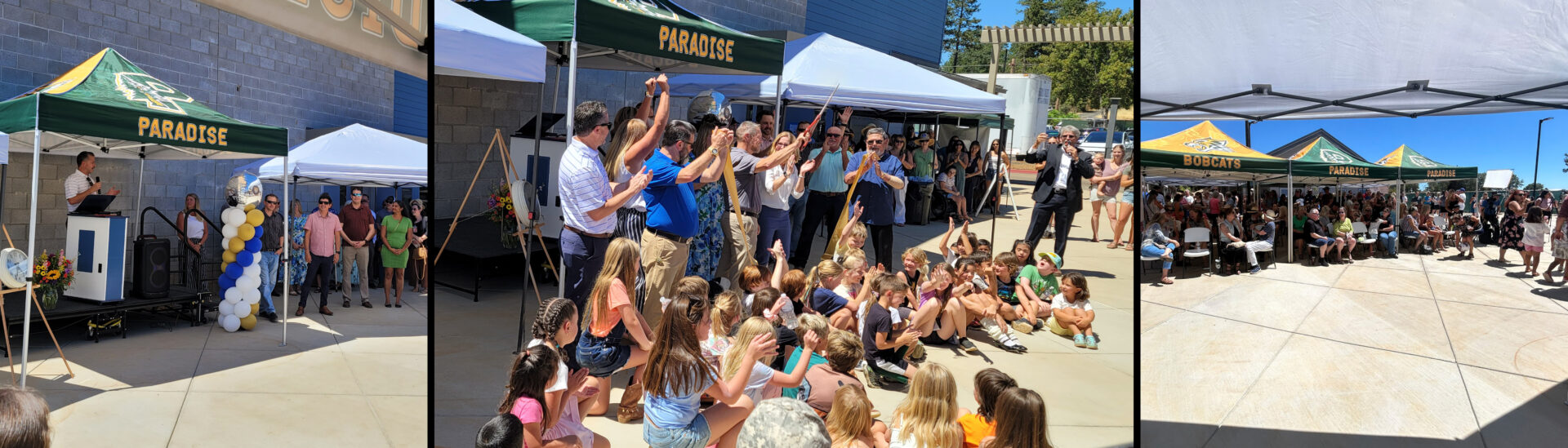 Ribbon Cutting Ceremony for Paradise Elementary School