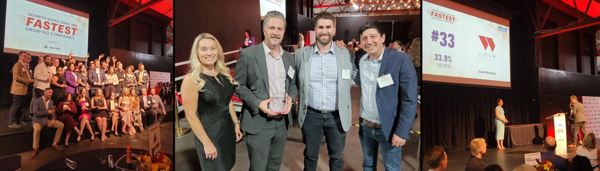 Studio W Architects Recognized Among Sacramento’s Fastest-Growing Companies in 2026