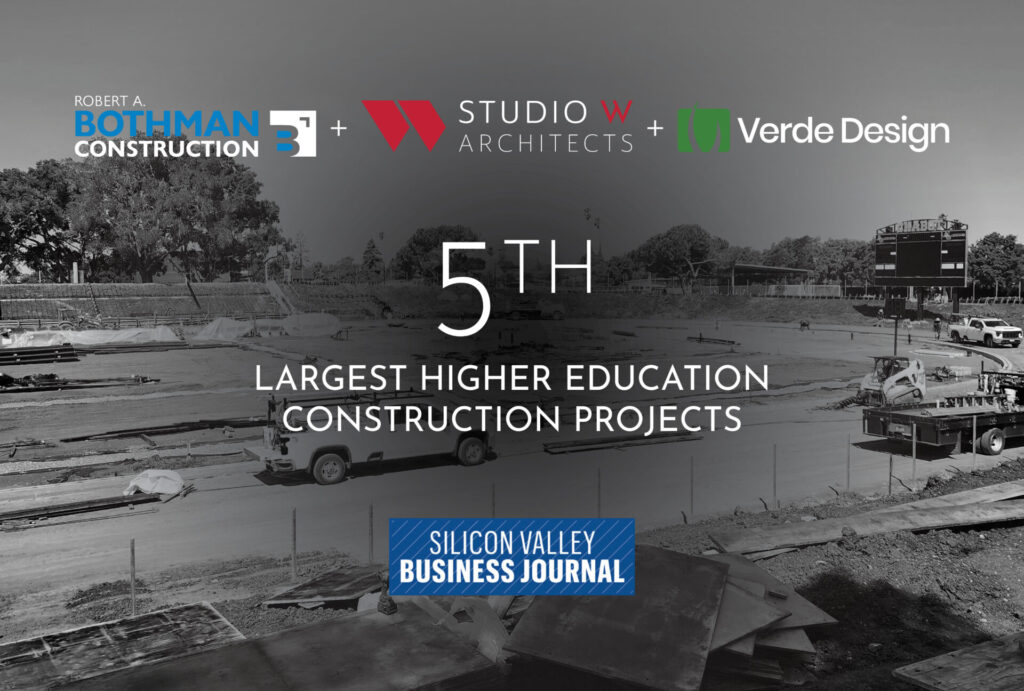 Silicon Valley Business Journal “Largest Higher Education Construction Projects” List